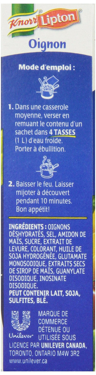 Knorr Recipe Onion Soup Mix 2 Pouches-56g, 24 count {Imported from Canada}